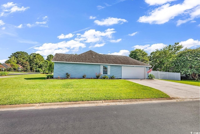 3907 Stillwood Dr, Myrtle Beach, SC 29588 - view of front of home with concrete driveway and an attached garage