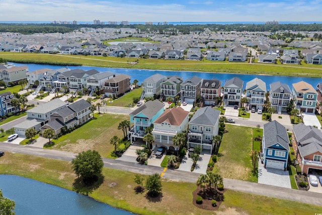 350 Saint Julian Ln, Myrtle Beach, SC 29579 - aerial perspective of suburban area featuring a nearby body of water