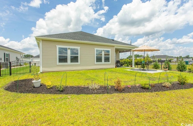 435 Rollins Dr, Longs, SC 29568 - back of property with a patio