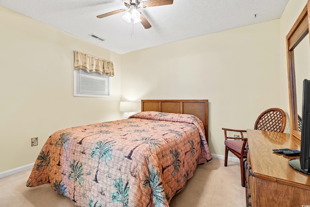 212 29th Ave N Unit 204, North Myrtle Beach, SC 29582 - bedroom featuring light colored carpet and ceiling fan