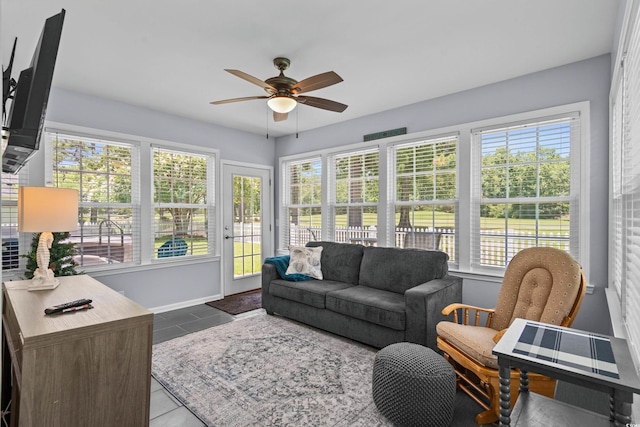 483 Oakmont Dr, Myrtle Beach, SC 29579 - sunroom featuring plenty of natural light and tile patterned flooring