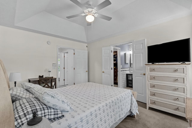 483 Oakmont Dr, Myrtle Beach, SC 29579 - bedroom featuring carpet, ceiling fan, and a raised ceiling