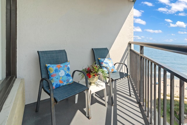1501 S Ocean Blvd Unit 1548, Myrtle Beach, SC 29577 - balcony featuring a water view