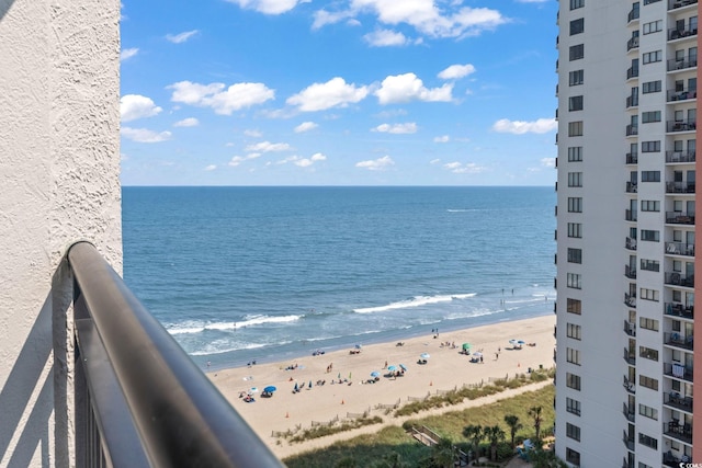 1501 S Ocean Blvd Unit 1548, Myrtle Beach, SC 29577 - water view featuring nearby beach
