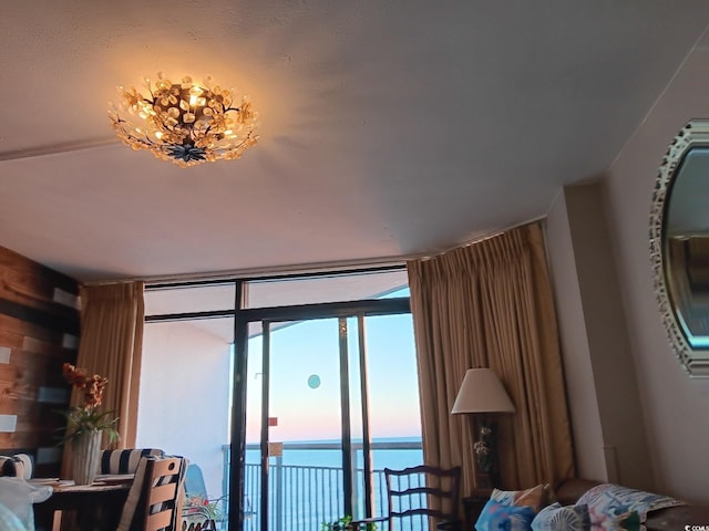 1501 S Ocean Blvd Unit 1548, Myrtle Beach, SC 29577 - living room featuring a water view