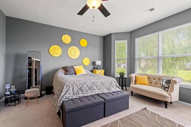 1590 Palmina Loop Unit A, Myrtle Beach, SC 29588 - carpeted bedroom with ceiling fan