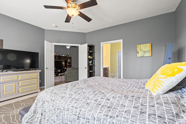 1590 Palmina Loop Unit A, Myrtle Beach, SC 29588 - bedroom featuring ceiling fan