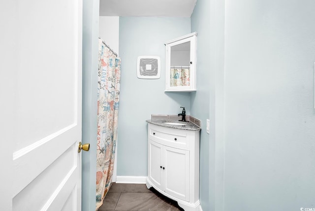 203 Lakeland Dr, Conway, SC 29526 - bathroom with vanity and tile patterned flooring