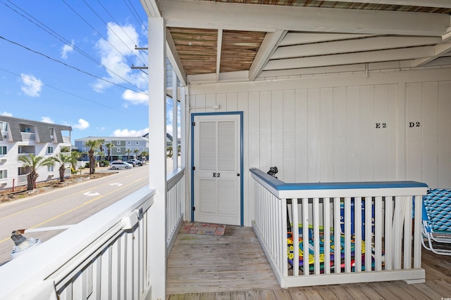 5000 N Ocean Blvd Unit E-2, North Myrtle Beach, SC 29582 - deck with a residential view