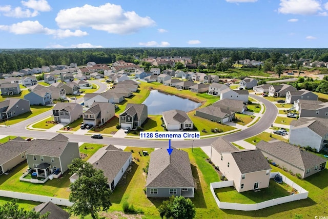 1128 Sennema Cir, Myrtle Beach, SC 29588 - aerial view of residential area with a nearby body of water