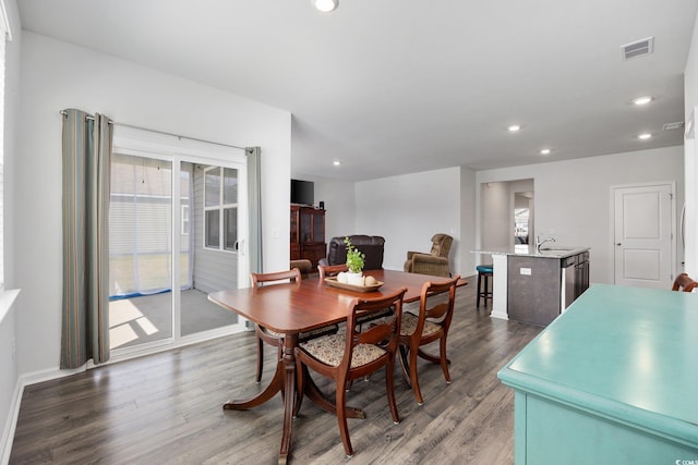 305 Forestbrook Cove Cir, Myrtle Beach, SC 29588 - dining space featuring wood finished floors and recessed lighting