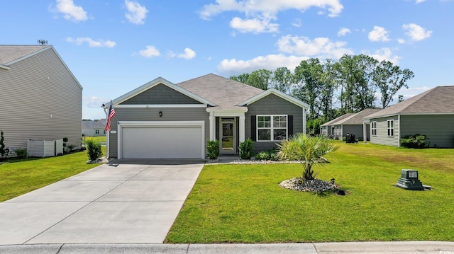305 Forestbrook Cove Cir, Myrtle Beach, SC 29588 - view of front of home with an attached garage, driveway, and a front yard