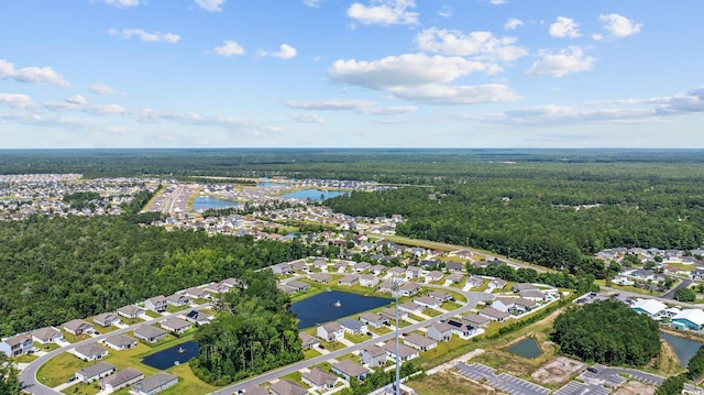 305 Forestbrook Cove Cir, Myrtle Beach, SC 29588 - aerial view of property and surrounding area featuring nearby suburban area and a nearby body of water