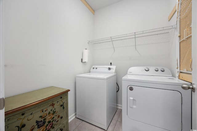 305 Forestbrook Cove Cir, Myrtle Beach, SC 29588 - laundry room with separate washer and dryer and light tile patterned floors