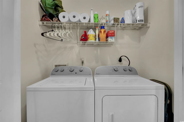 8855 Radcliff Dr NW Unit 50B, Calabash, NC 28467 - laundry area with washing machine and clothes dryer