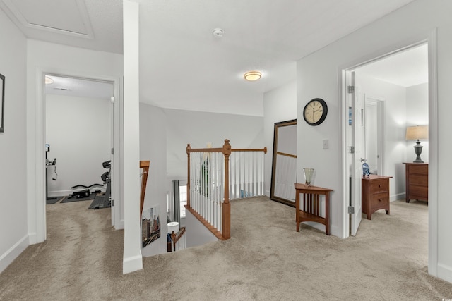 310 Lockerbie Ct Unit 1057, Myrtle Beach, SC 29577 - hallway featuring carpet and an upstairs landing