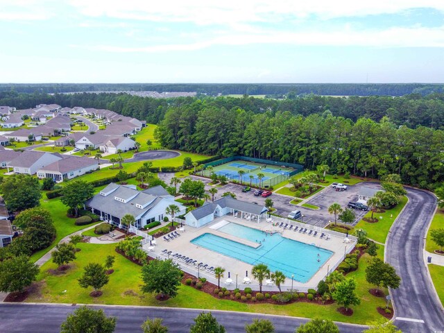 2131 Cass Lake Dr Unit 662, Carolina Shores, NC 28467 - drone / aerial view of a pool area
