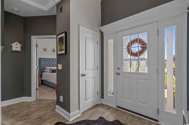 752 Hobonny Loop, Longs, SC 29568 - entryway featuring light wood-style floors and baseboards