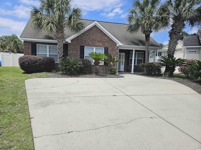 1028 Cherry Tree Ln, North Myrtle Beach, SC 29582 - view of front of property featuring brick siding
