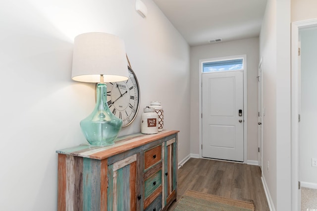 1402 Nokota Dr, Conway, SC 29526 - entryway featuring wood finished floors and baseboards