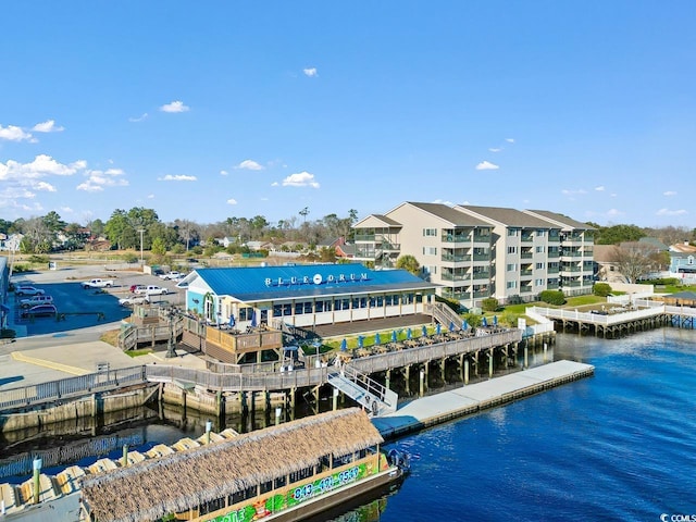 413 Goldenrod Cir Unit 2B, Little River, SC 29566 - dock area featuring a water view