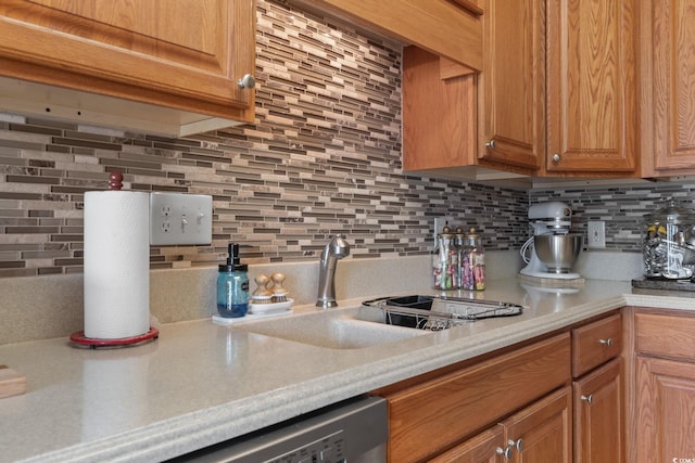 232 White Water Loop, Conway, SC 29526 - kitchen featuring light countertops and tasteful backsplash