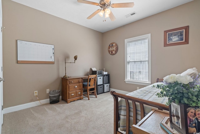 232 White Water Loop, Conway, SC 29526 - carpeted bedroom with baseboards and ceiling fan