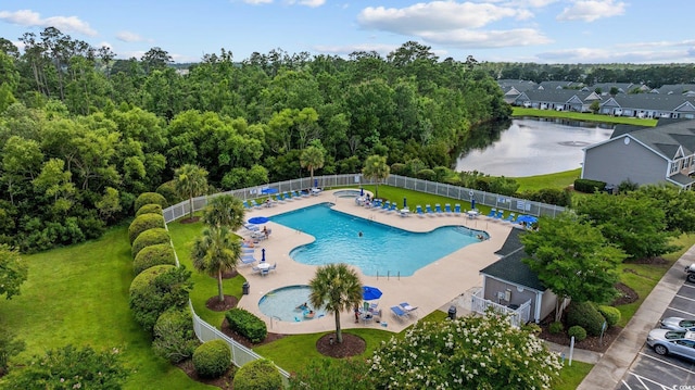 155 Chenoa Dr Unit E, Murrells Inlet, SC 29576 - community pool featuring a patio and a water view
