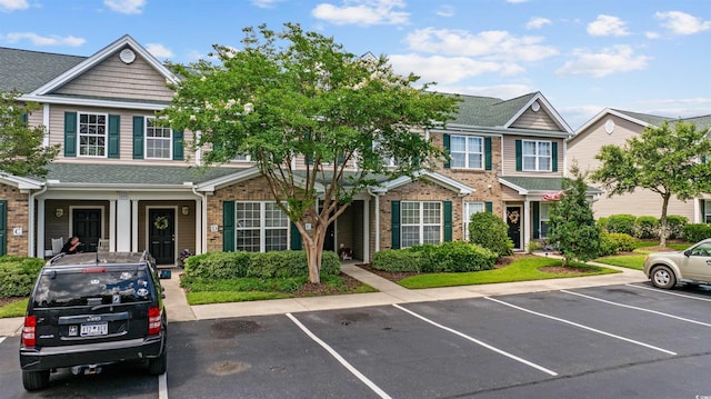 155 Chenoa Dr Unit D, Murrells Inlet, SC 29576 - multi unit property featuring brick siding, uncovered parking, and roof with shingles