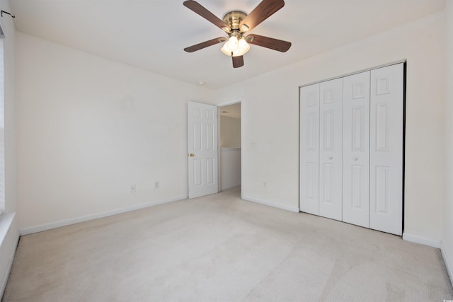 155 Chenoa Dr Unit D, Murrells Inlet, SC 29576 - unfurnished bedroom with carpet floors, a closet, and a ceiling fan