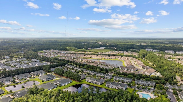155 Chenoa Dr Unit D, Murrells Inlet, SC 29576 - aerial perspective of suburban area with a large body of water