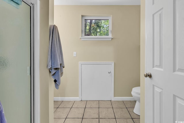 3969 Murrells Inlet Rd, Murrells Inlet, SC 29576 - bathroom with tile patterned floors and a shower with door