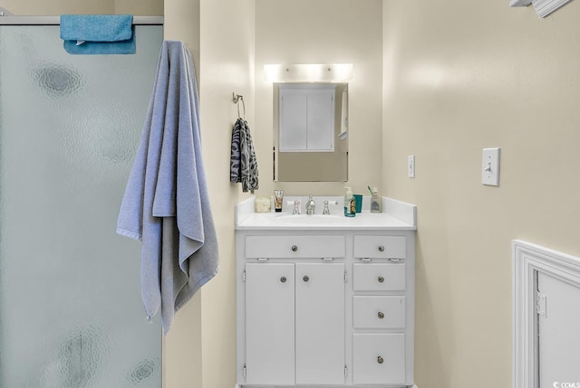 3969 Murrells Inlet Rd, Murrells Inlet, SC 29576 - bathroom featuring a stall shower and vanity