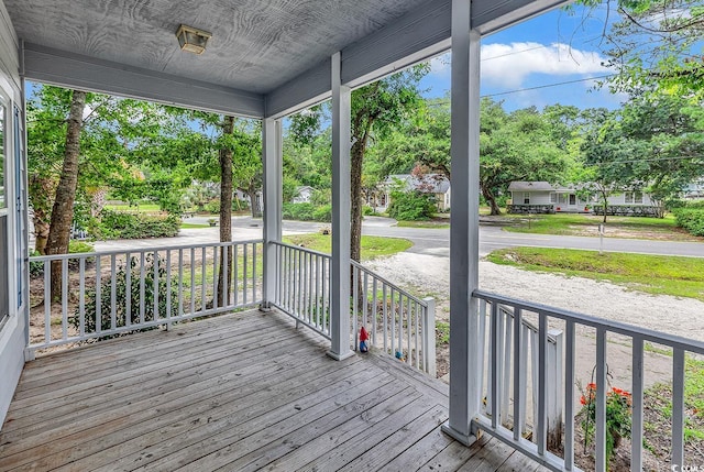 3969 Murrells Inlet Rd, Murrells Inlet, SC 29576 - porch with view of wooded area