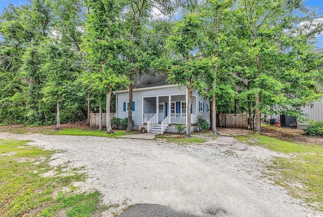 3969 Murrells Inlet Rd, Murrells Inlet, SC 29576 - view of front facade with a porch