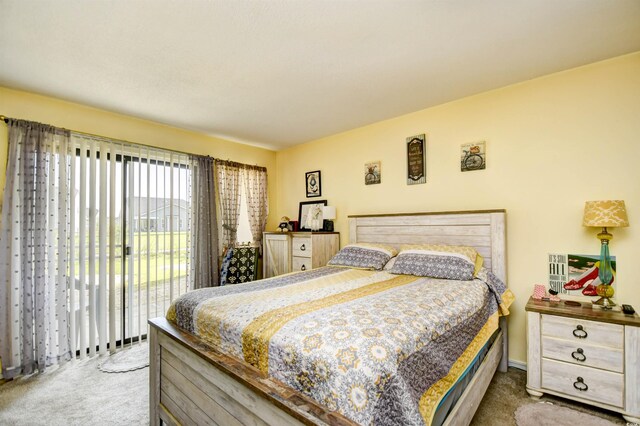 1025 Plantation Dr Unit 2413/2414, Little River, SC 29566 - bedroom with light colored carpet and access to outside