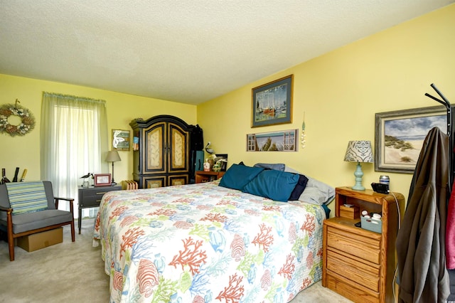 1025 Plantation Dr Unit 2413/2414, Little River, SC 29566 - carpeted bedroom featuring a textured ceiling
