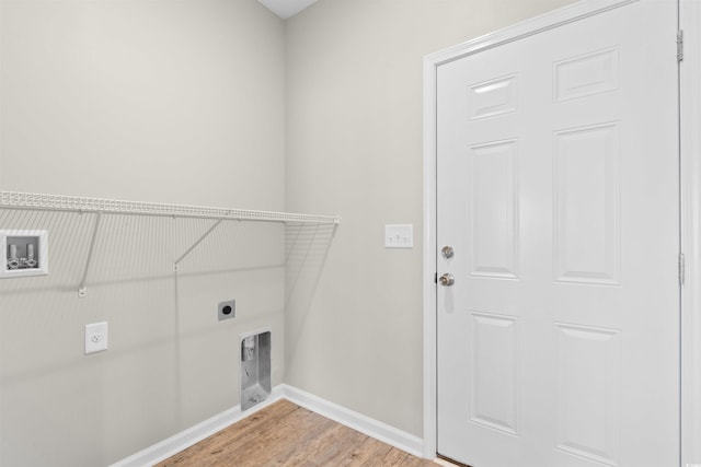 347 Leste Rd, Myrtle Beach, SC 29588 - laundry room featuring hookup for an electric dryer, light wood-style floors, and washer hookup