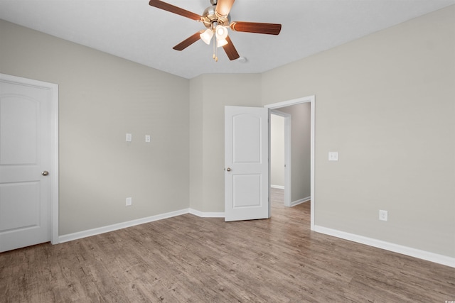 347 Leste Rd, Myrtle Beach, SC 29588 - empty room with wood finished floors and a ceiling fan