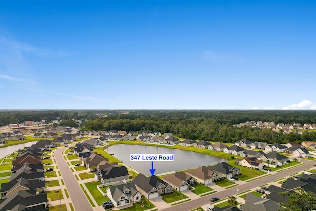 347 Leste Rd, Myrtle Beach, SC 29588 - aerial view of residential area featuring a large body of water