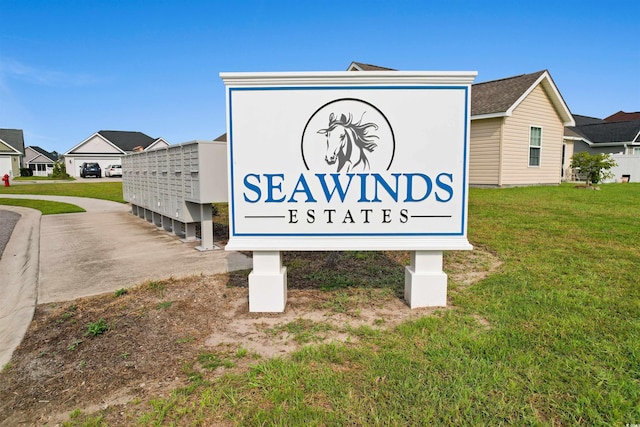 347 Leste Rd, Myrtle Beach, SC 29588 - community / neighborhood sign with a lawn and a residential view