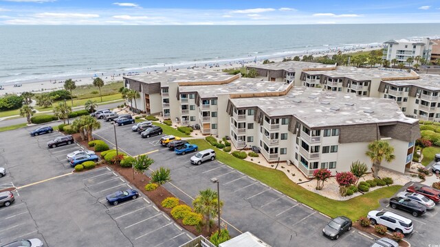 5601 N Ocean Blvd Unit B-314, Myrtle Beach, SC 29577 - drone / aerial view of waterfront with a beach