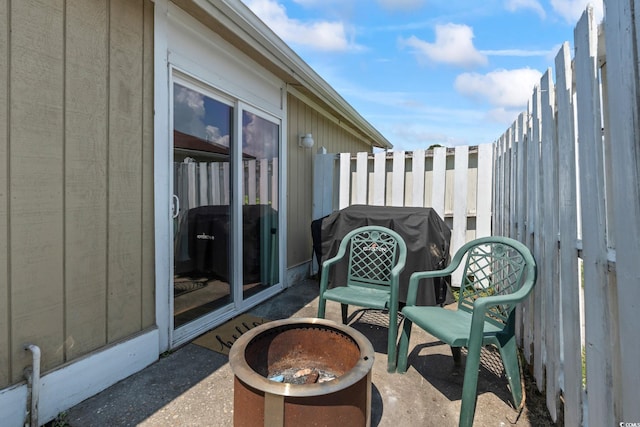 1311 Turkey Ridge Rd Unit A, Surfside Beach, SC 29575 - view of patio / terrace with grilling area