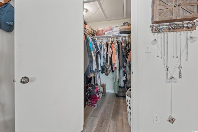 1311 Turkey Ridge Rd Unit A, Surfside Beach, SC 29575 - spacious closet with light wood-type flooring