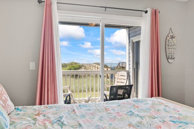 4105 S Ocean Blvd Unit 102, North Myrtle Beach, SC 29582 - bedroom with access to outside