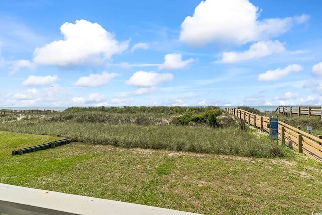 4105 S Ocean Blvd Unit 102, North Myrtle Beach, SC 29582 - view of yard with a water view