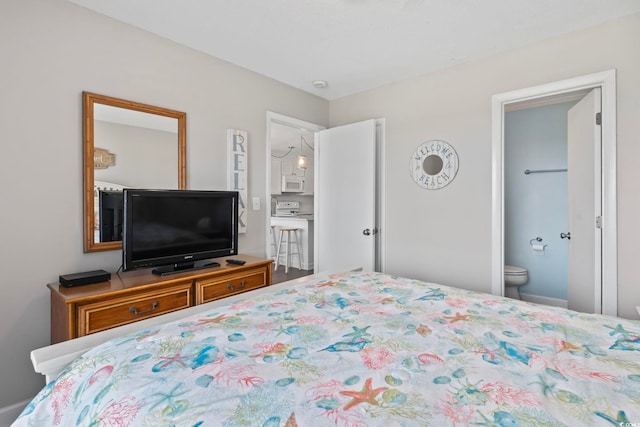 4105 S Ocean Blvd Unit 102, North Myrtle Beach, SC 29582 - bedroom with ensuite bathroom