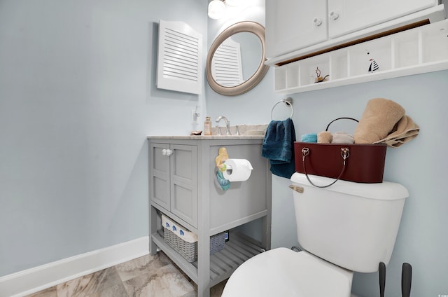 4221 Hibiscus Dr Unit 8-203, Little River, SC 29566 - half bath featuring vanity and marble finish flooring
