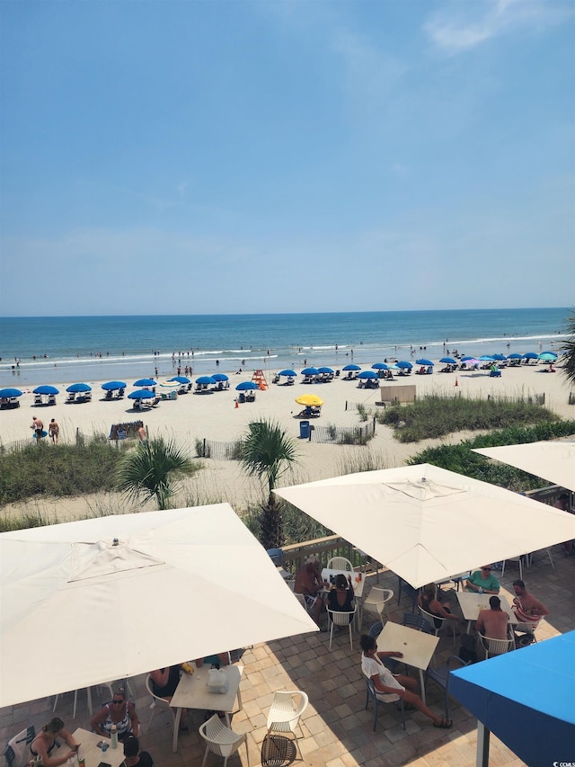1105 S Ocean Blvd Unit 218, Myrtle Beach, SC 29577 - water view featuring nearby beach