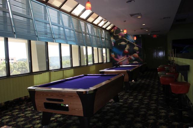 1105 S Ocean Blvd Unit 218, Myrtle Beach, SC 29577 - game room featuring carpet floors and pool table
